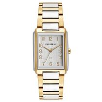 Relógio Mondaine Fem. 32520LPMVBE3, Prata/Dourado, 27x29mm