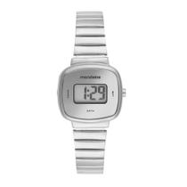 Relógio Mondaine Fem Quadrado Digital Prata 32954L0MVNE2 - RELOGIO MONDAINE