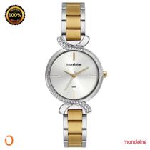 Relógio Mondaine Feminino 32496LPMVBE2 Prata D Dourado