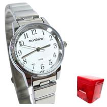 Relógio Mondaine Feminino Analógico Mini Prateado 32693L0MVNE2