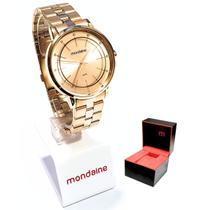 Relógio Mondaine Feminino Analógico Moda Rosê Gold 53749LPMVRE2