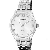 Relógio Mondaine Feminino Analógico Prata 99766L0MVNE1 Relógio Mondaine Feminino Analógico Prata 99766L0MVNE1