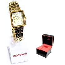 Relógio Mondaine Feminino Analógico Quadrado 32358LPMVDE1