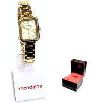 Relógio Mondaine Feminino Analógico Quadrado 32377LPMVDE1