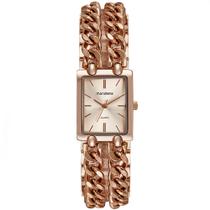 Relógio MONDAINE feminino analógico rosê corrente 32593LPMVRM4