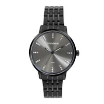 Relógio Mondaine Feminino Casual Cristais Preto 32666LPMVPE2