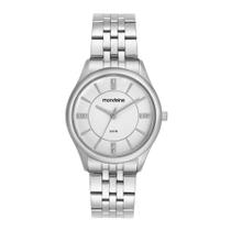 Relógio Mondaine Feminino Cristais Prata 83531L0MVNE2