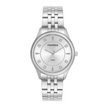 Relógio Mondaine Feminino Cristais Prata 83533L0MVNE2