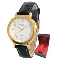 Relógio Mondaine Feminino de Pulso Original Pulseira em Couro