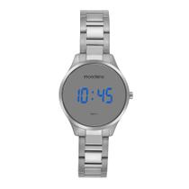 Relógio Mondaine Feminino Digital Prata 32845L0MVNE2