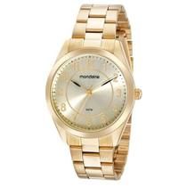 Relógio Mondaine Feminino Dourado 32445LPMVDE1