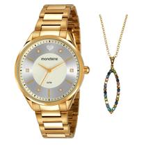 Relógio Mondaine Feminino Dourado 53650lpmvde1