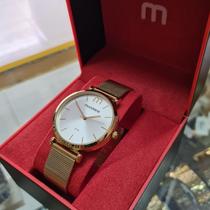 Relógio Mondaine Feminino Dourado 53780LPMVDE1