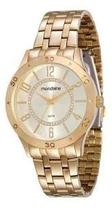 Relógio Mondaine Feminino Dourado 83345LPMVDE2