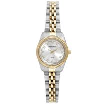 Relógio Mondaine Feminino Dourado e Prata Original