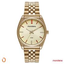 Relógio Mondaine Feminino Dourado F 38mm 5 ATM