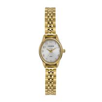 Relogio Mondaine Feminino dourado pequeno oval com numeros classico social 32997LPMVDE1 Relogio Mondaine Feminino dourado pequeno oval com numeros classico social 32997LPMVDE1