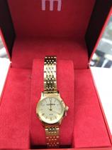 Relógio mondaine feminino dourado