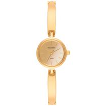 Relógio Mondaine Feminino Espelhado Dourado 32907LPMVDM1