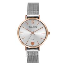 Relógio Mondaine Feminino Malha de Aço Bicolor 32848LPMVGE2 Relógio Mondaine Feminino Malha de Aço Bicolor 32848LPMVGE2