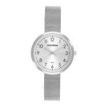Relógio Mondaine Feminino Malha de Aço Prata 36004L0MVNE2 Relógio Mondaine Feminino Malha de Aço Prata 36004L0MVNE2