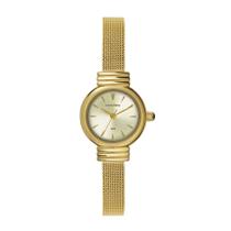 Relógio Mondaine Feminino Mesh Dourado 99856LPMVDE1
