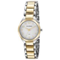 Relógio MONDAINE feminino misto dourado prata 32459LPMVBM2