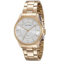 Relógio Mondaine Feminino Ouro Fundo Branco Original