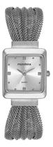Relógio Mondaine Feminino Prata 32986l0mvne2 Retangular Prata Prateado Retangular