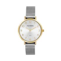 Relógio Mondaine Feminino Prata/Dourado 32846LPMVBE1