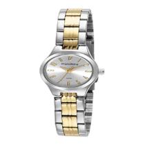 Relógio Mondaine Feminino Prata E Dourado