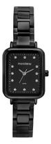 Relógio Mondaine Feminino Preto Quadrado Retangular Estiloso Preto Preto Preto Relógio Mondaine Feminino Preto Quadrado Retangular Estiloso Preto Preto Preto