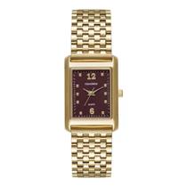 Relógio MONDAINE Feminino Quadrado Dourado REF :32921LPMVDE2