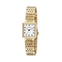 Relogio Mondaine Feminino Ref: 32378lpmvde1 Retangular Dourado