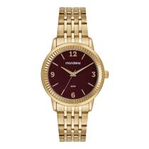 Relogio Mondaine Feminino Ref: 32919lpmvde2 Casual Dourado