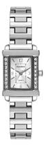 Relógio Mondaine Feminino Retangular Pedras 99841l0mvnm2 Pedras Branco Prateado