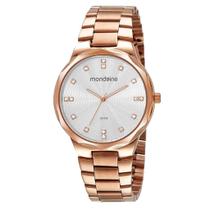 Relógio Mondaine Feminino Social Rose Gold 32450LPMVRE3