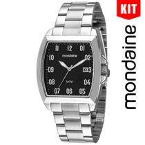 Relógio MONDAINE KIT prata masculino 83497G0MVNE2K1 Relógio MONDAINE KIT prata masculino 83497G0MVNE2K1