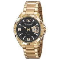 Relógio Mondaine Masculino 53834GPMVDE2 Dourado Casual Aço