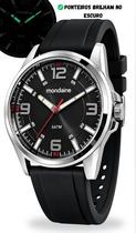 Relógio Mondaine Masculino Analógico De Pulso Preto Quartz Estilo Esportivo Casual Com Pulseira Silicone A prova Dágua Em 50 Metros Original Relógio Mondaine Masculino Analógico De Pulso Preto Quartz Estilo Esportivo Casual Com Pulseira Silicone A prova Dágua Em 50 Metros Original