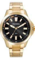 Relógio Mondaine Masculino Analógico Dourado Fundo Preto Quartz Pulseira De Aço Inoxidável Brilha No Escuro Prova Dágua 50 Metros Original Relógio Mondaine Masculino Analógico Dourado Fundo Preto Quartz Pulseira De Aço Inoxidável Brilha No Escuro Prova Dágua 50 Metros Original