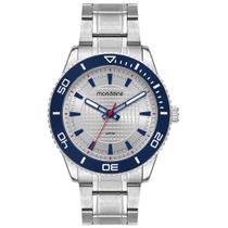 Relógio Mondaine Masculino Analógico Prata 33026G0MVNE3