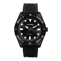 Relógio MONDAINE masculino analógico preto 32657GPMVPI2