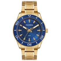 Relógio Mondaine Masculino Azul Dourado 33026GPMVDE1