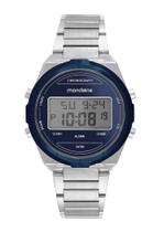 Relógio Mondaine Masculino Digital Prata e Azul 32814GPMVOE3