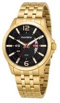 Relógio Mondaine Masculino Dourado Analógico Lançamento Dourado A Prova Dágua 50 Metros