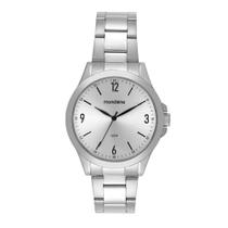 Relógio Mondaine Masculino Minimalista Prata Social 83515G0MVNE2