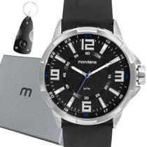 Relógio Mondaine Masculino Original Prata 1 Ano De Garantia