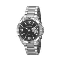 Relógio Mondaine Masculino Prata 53834G0MVNE1 Relógio Mondaine Masculino Prata 53834G0MVNE1