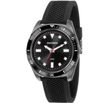 Relógio MONDAINE masculino preto silicone 53769GPMVPI1
